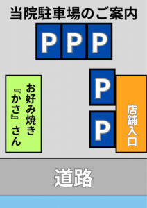 桑谷整体 駐車場のご案内